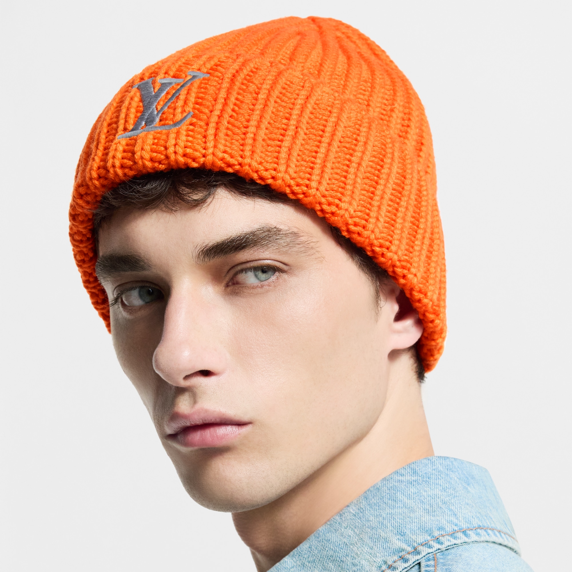 Louis Vuitton オレンジニット帽 Only LV Beanie S00 - Men - Accessories | LOUIS VUITTON ®